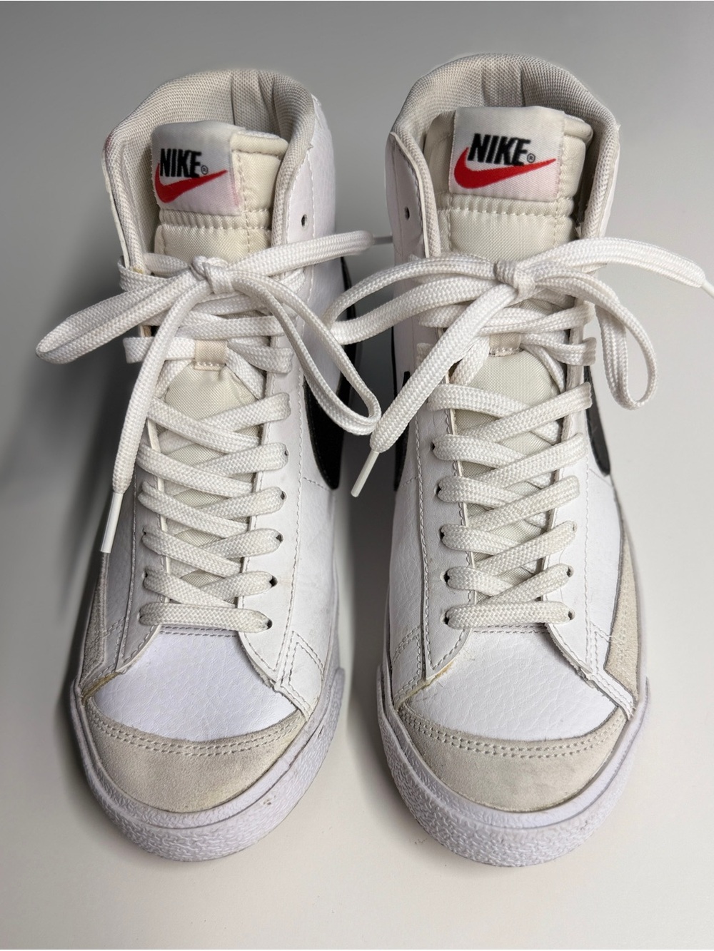 Nike White Blazer High-Top Sneakers
